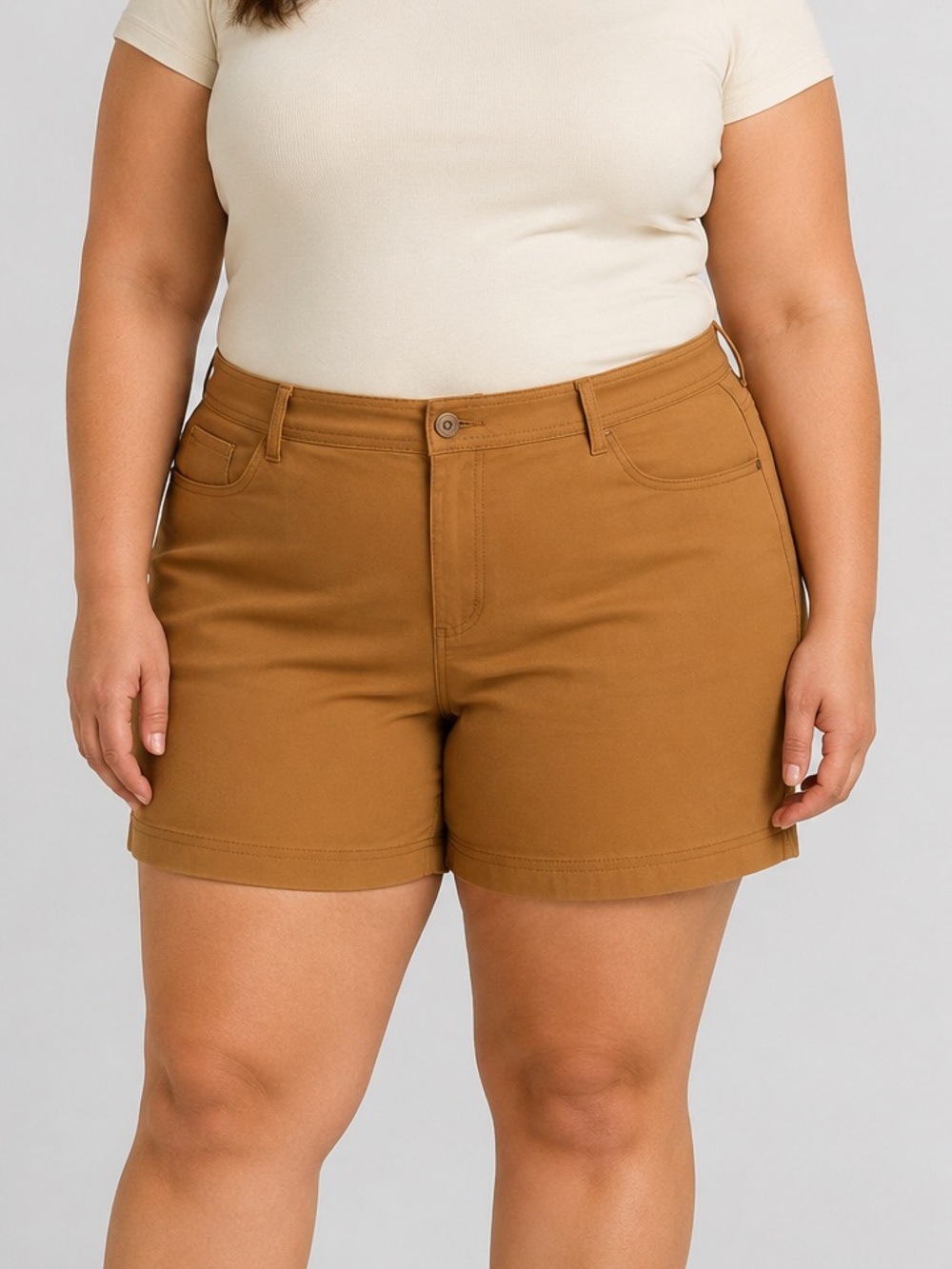 prAna Halle Short Plus II Women’s Size 18W Earthbound brown 7” inseam NWT